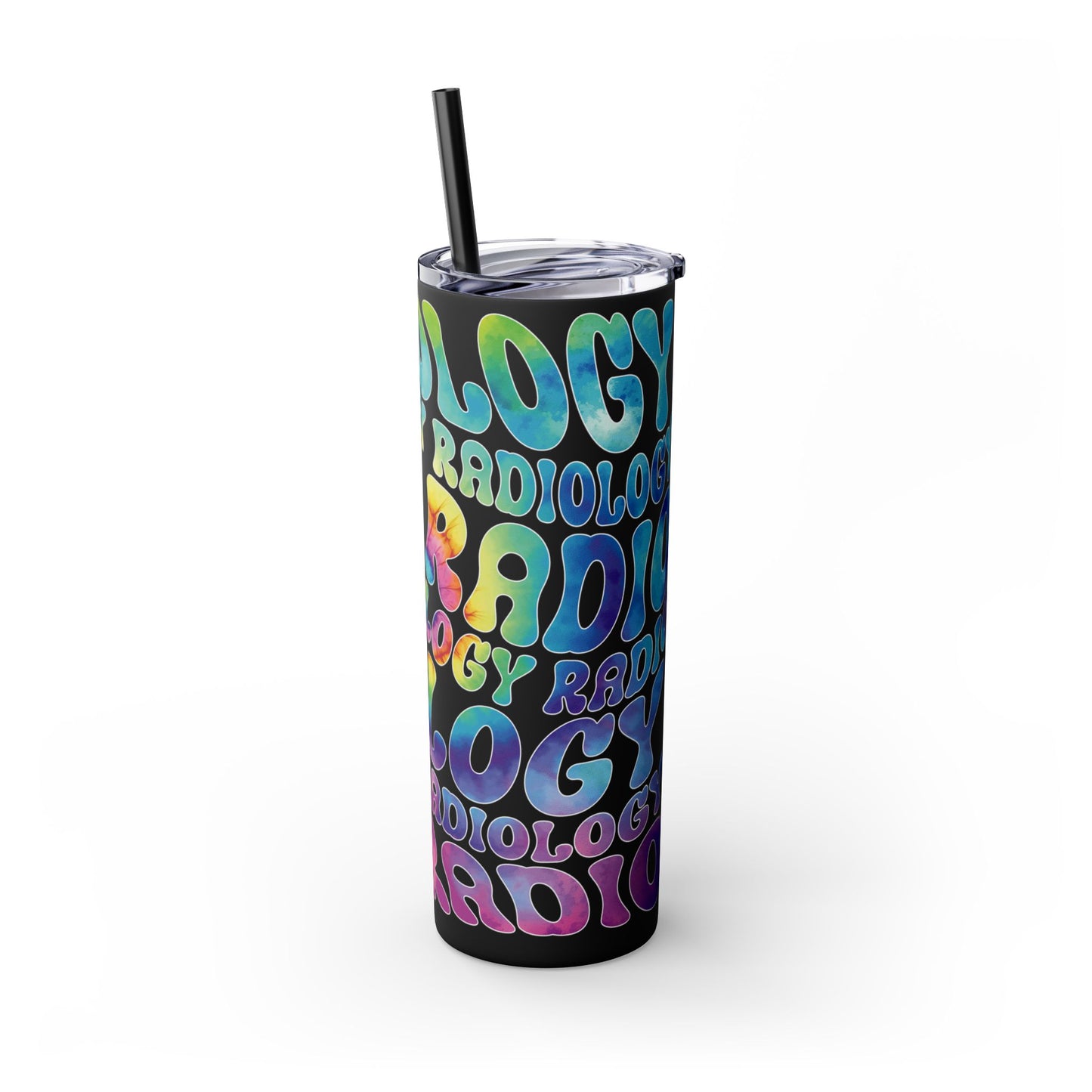 Radiology tumbler bold on black