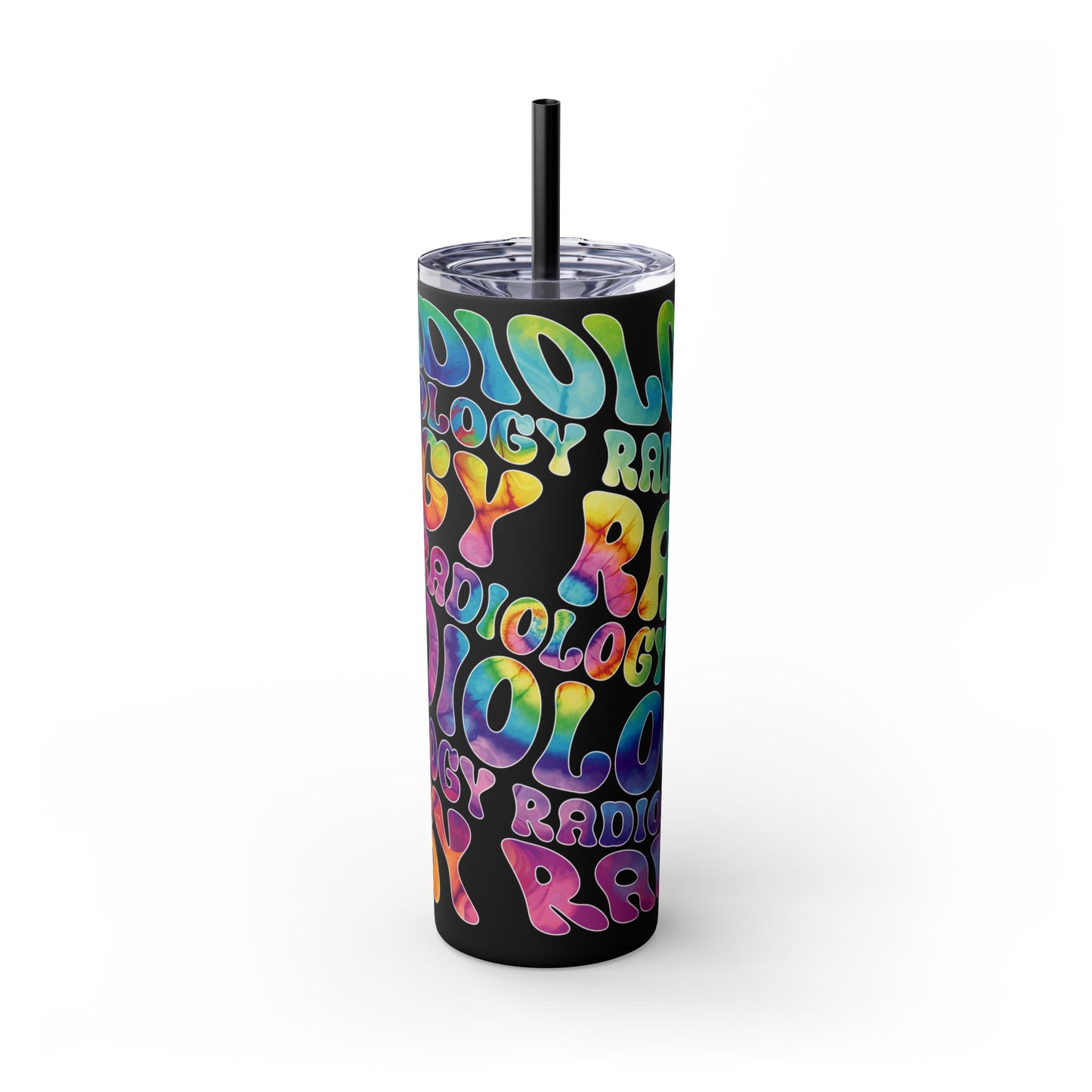 Radiology tumbler bold on black