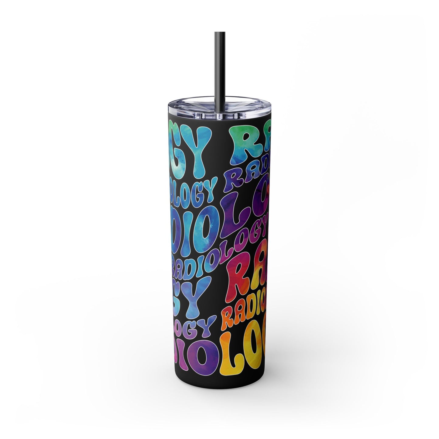 Radiology tumbler bold on black