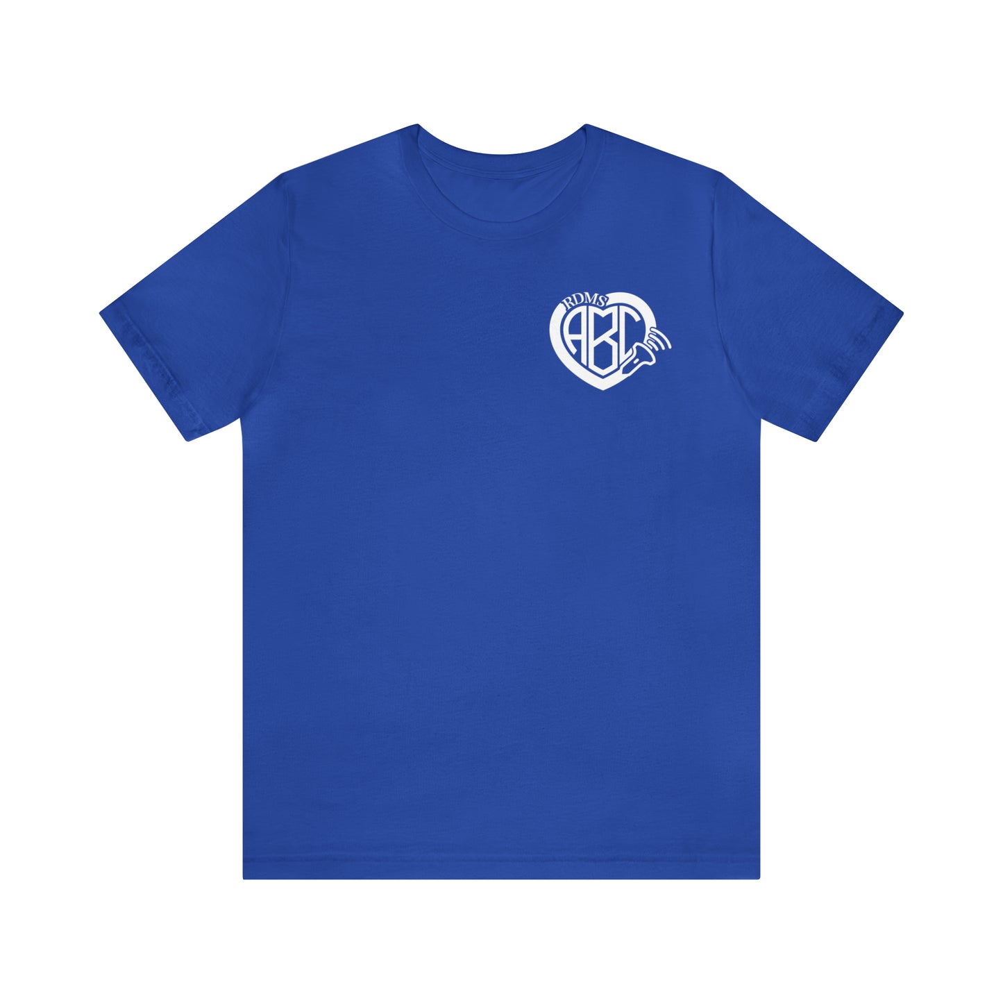 Customizable Heart Monogram T-Shirt for Ultrasound Technologists!