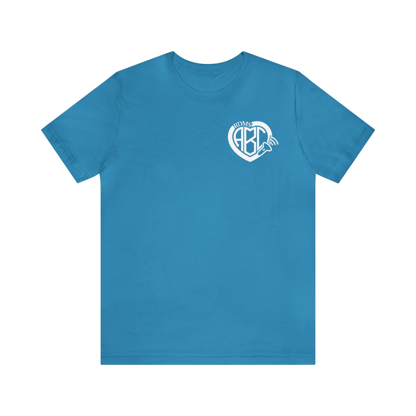 Customizable Heart Monogram T-Shirt for Ultrasound Technologists!